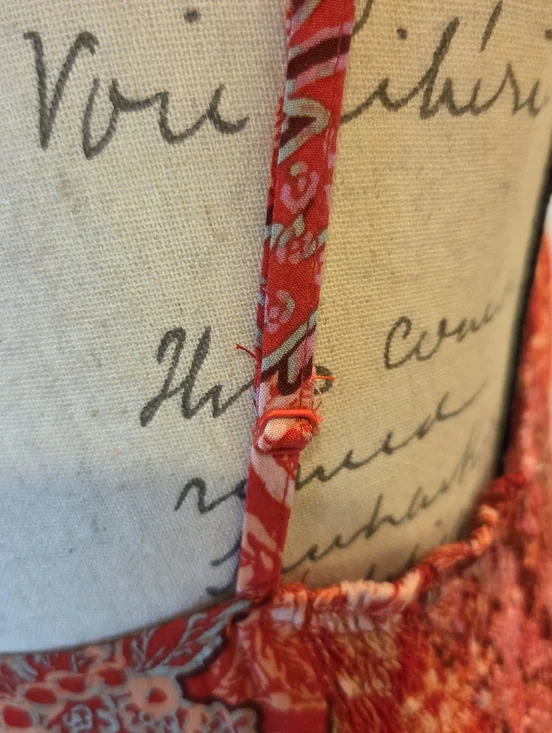 Free Peiple Red Floral Maxi Dress with Spaghetti Straps - Picture 12 of 16